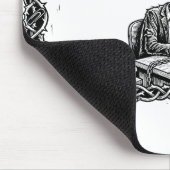 The 9 to 5 Tarot Card | Funny Skeleton Corporate  マウスパッド (コーナー)