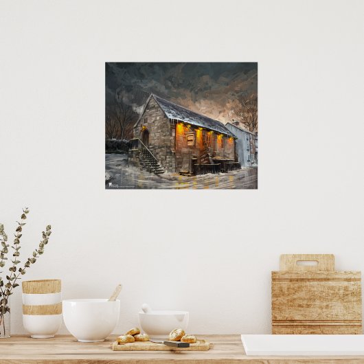 The Abbey Pub, Darley Abbey, Derby – ポスター (キッチン)