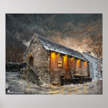 The Abbey Pub, Darley Abbey, Derby – ポスター