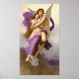 The abduction of Psyche – William Bouguereau  Post ポスター