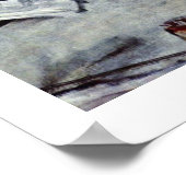 The Absinthe By Edgar Degas ポスター (角)