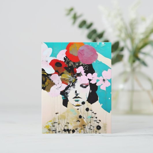 The Abstract Woman ポストカード (スタンド正面)