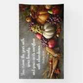 The Abundance of Psalm 65:11 横断幕 (縦)