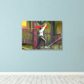 The Acrobat at carnival show case キャンバスプリント (インサイチュ (ウッドフロア))