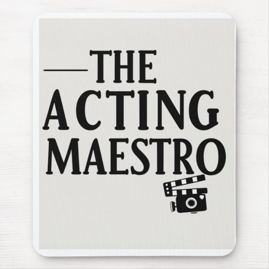 The acting maestro マウスパッド (正面)