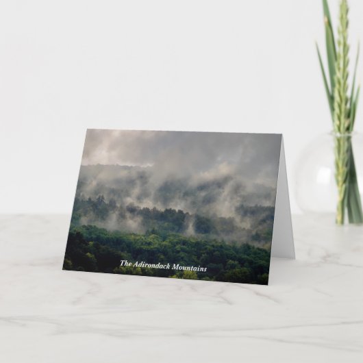 The Adirondack Mountains - After the Rain サンキューカード (正面)