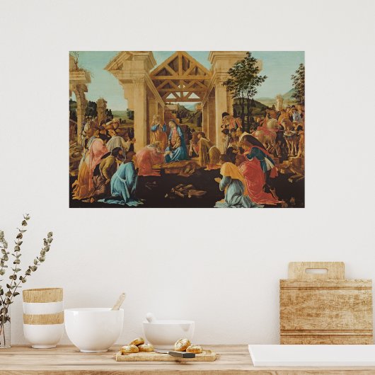 The Adoration of the Magi, c.1478-82 ポスター (キッチン)