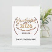 The Adventure Begins 2026 / Anuncio de Graduación  案内状 (スタンド正面)