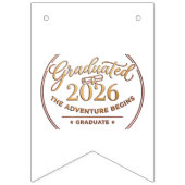 The Adventure Begins / Banderines decorativos バンティングフラッグ (第2の旗)