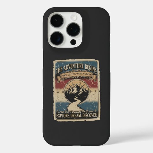 The adventure begins Case-Mate iPhoneケース (裏面)