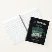 The Adventure Begins Notebook Journal Coffee Cup ノートブック (内部)