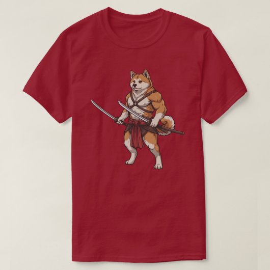 The adventure of the Akita gladiator dog  Tシャツ (デザイン正面)
