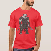 The adventure of the Dalmatian gladiator dog   Tシャツ (正面)