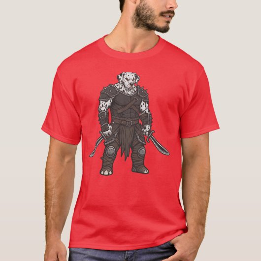 The adventure of the Dalmatian gladiator dog   Tシャツ (正面)