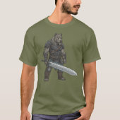 The adventure of the Irish Wolfhound gladiator Dog Tシャツ (正面)