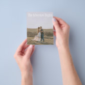 The Adventure Retro Photo Wedding Save The Date チラシ (手)