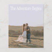 The Adventure Retro Photo Wedding Save The Date チラシ (正面)