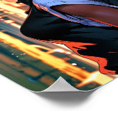  The Afro Heroine Manga Poster Affiche ポスター (角)