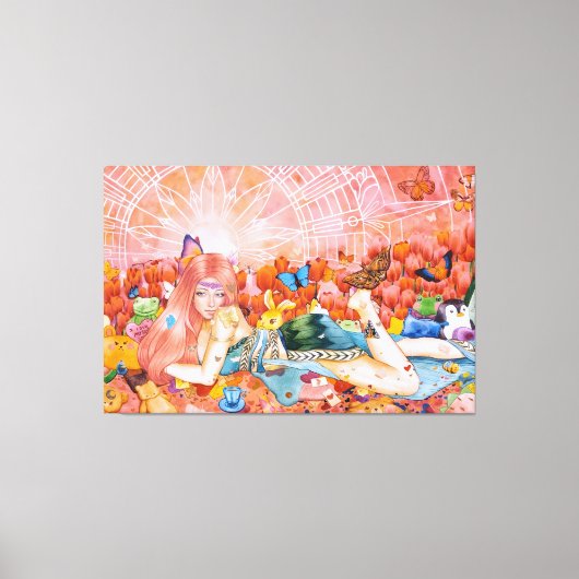 The Afternoon キャンバスプリント (正面)