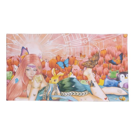 The Afternoon 枕カバー (裏面-左)