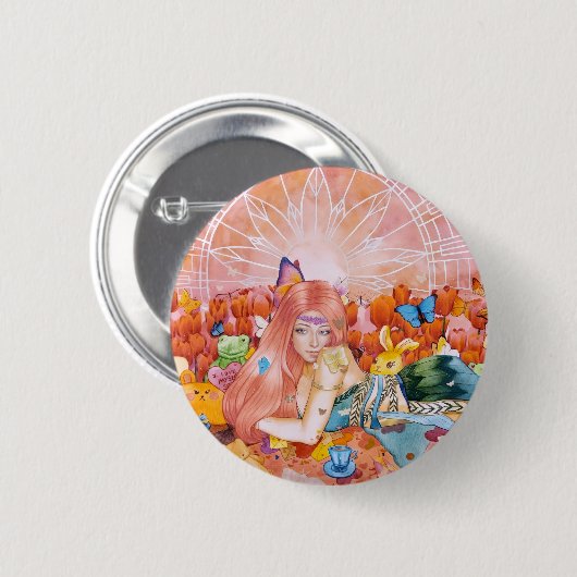 The Afternoon 缶バッジ (正面&裏面)