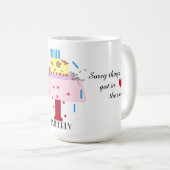 The Afternoon Nap- Belated Birthday: Coffee Mug コーヒーマグカップ (正面右)