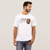 The AI Made Me Do It 面白アーティスト棒人間ライオン Tシャツ (正面フル)