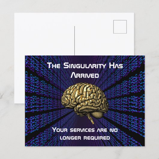 The AI Singularity Has Arrived ポストカード (正面/裏面)