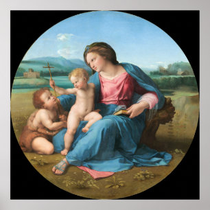 The Alba Madonna - Raphael Fine Art Poster ポスター
