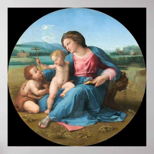 The Alba Madonna - Raphael Fine Art Poster ポスター (正面)