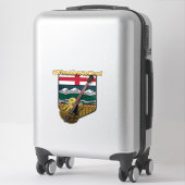 The Alberta Chad - Vinyl Window Sticker シール (スーツケース)