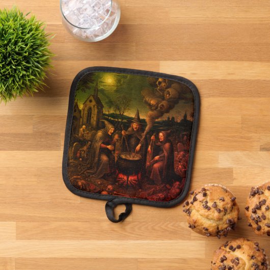 The Alchemist’s Hearth: Witches' Kitchen Occult 鍋敷き (トップダウン)