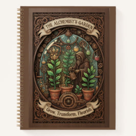 The Alchemist's Garden 3D Wood Carved Fantasy  ノートブック