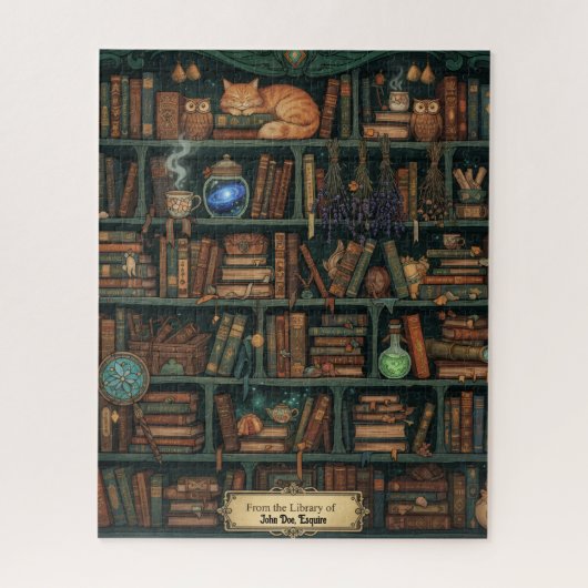 The Alchemist's Personalized Library | Maximalist  ジグソーパズル (縦)