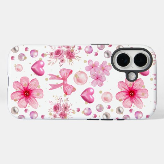 The allure of pink Case-Mate iPhoneケース (裏面 (横))