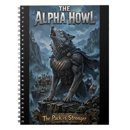 The Alpha Howl ノートブック (正面)