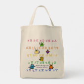 "the alphabet book" - book cover - Grocery Tote トートバッグ (裏面)