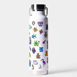 the alphabet book characters - water bottle ウォーターボトル