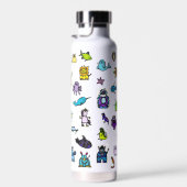 the alphabet book characters - water bottle ウォーターボトル (右面)