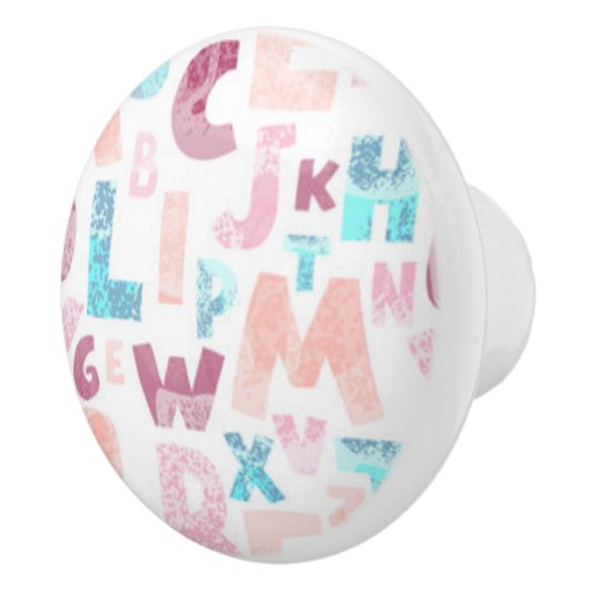 The Alphabet Ceramic Door Knob セラミックノブ (右)