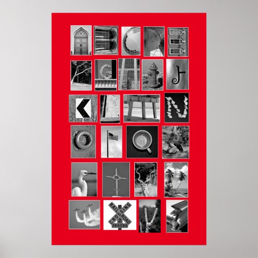 The Alphabet showing picture letters ポスター (正面)