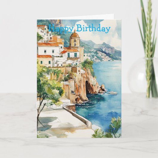 The Amalfi Coast, Italy カード (正面)