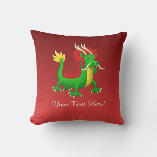 The Amazing Azure Dragon クッション (正面)