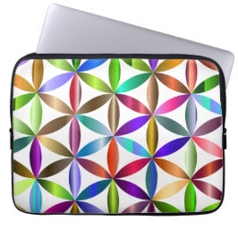 The Amazing Flower of Life on an Electronics Bag ラップトップスリーブ