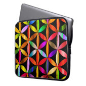 The Amazing Flower of Life on an Electronics Bag ラップトップスリーブ (正面左)