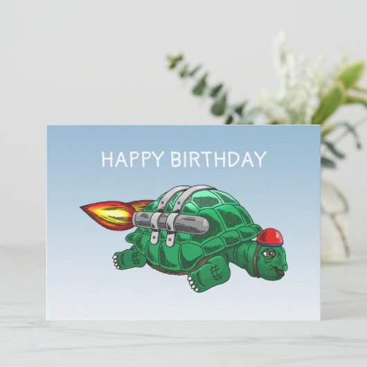 The Amazing Rocket Turtle カード (スタンド正面)