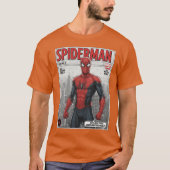 The Amazing SpiderMan Comic Bookribute Design fami Tシャツ (正面)