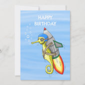 The Amazing Yellow Rocket Seahorse カード (正面)