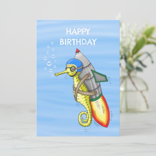 The Amazing Yellow Rocket Seahorse カード (スタンド正面)