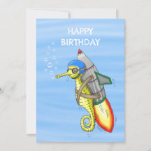 The Amazing Yellow Rocket Seahorse